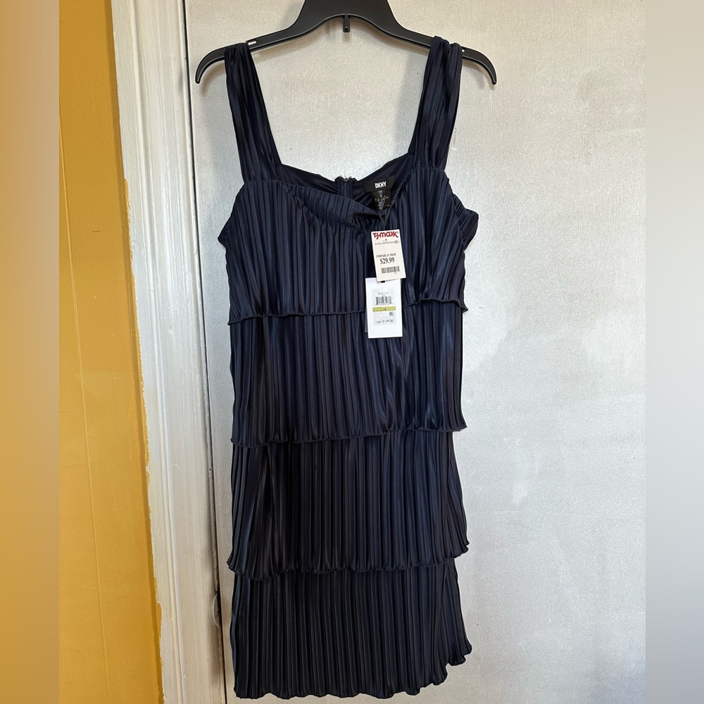 Brand new - DKNY womens dress - navy blue - size 14